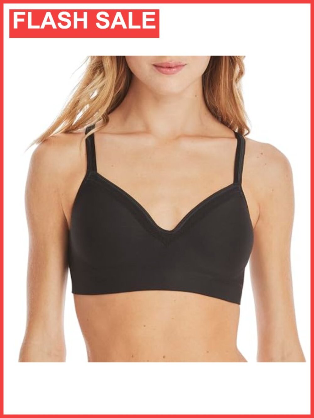 Hanes SmoothTec ComfortFlex Wirefree Bra Full Coverage Convertible Seamless
